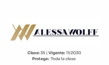 imagen de marca en venta Alessa Wolff